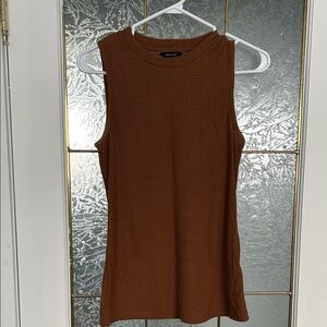 RW&Co Rust Sleeveless Tank Top